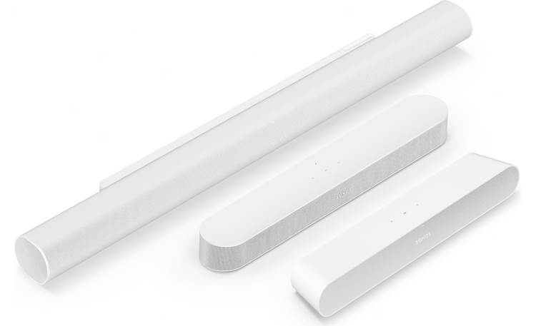 Sonos Arc Ultra Sonos Arc Ultra pictured alongside the Beam and Ray sound bars (sold separately)