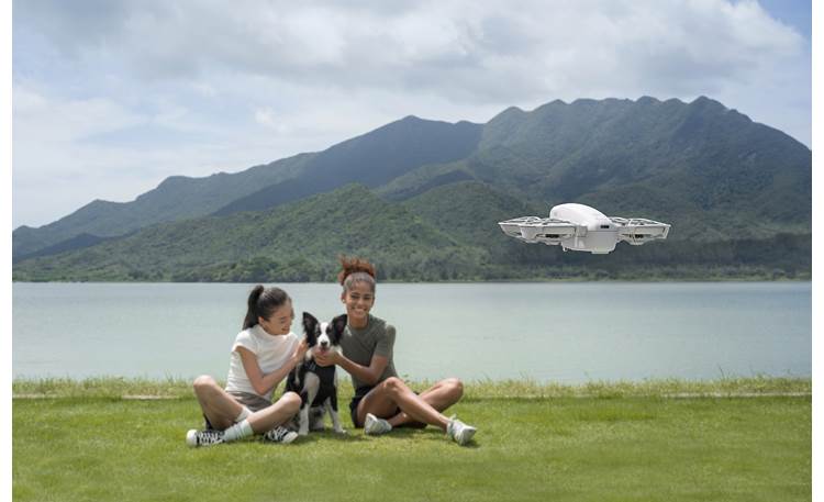 DJI Neo Say "Hey fly!" to give the drone voice commands hands-free