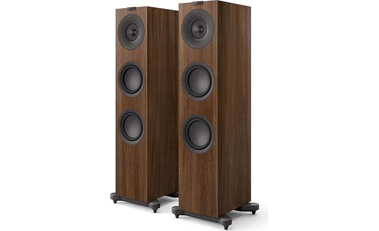 KEF Q7 Meta (Walnut) Floor-standing speaker at Crutchfield