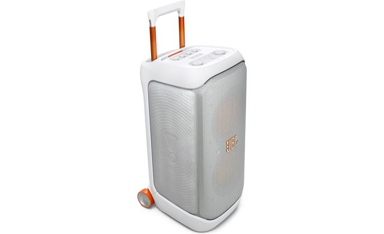 JBL PartyBox Stage 320 Left front (with handle extended)