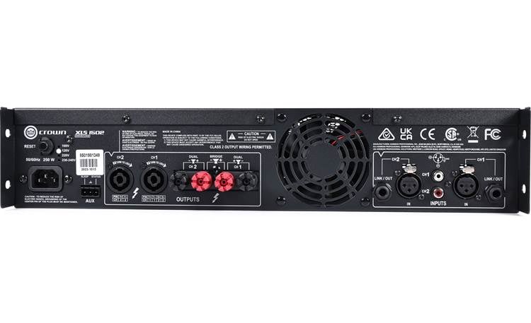 Crown XLS 1502 DriveCore™ 2 Series power amplifier — 300W x 2 at 8