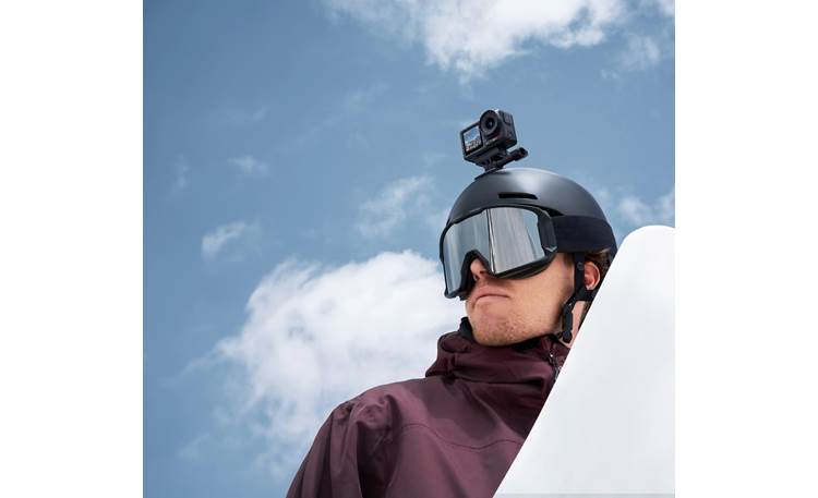 DJI Osmo Action 5 Pro Standard Combo Helmet mounted