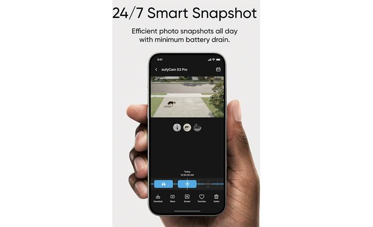 Anker eufyCam S3 Pro 4K 2-Cam Kit with HomeBase 3 Get notifications and watch a live view of your camera's feed from your phone