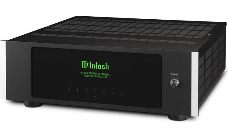 McIntosh MI347 Beautiful black glass front panel with illuminated McIntosh logo