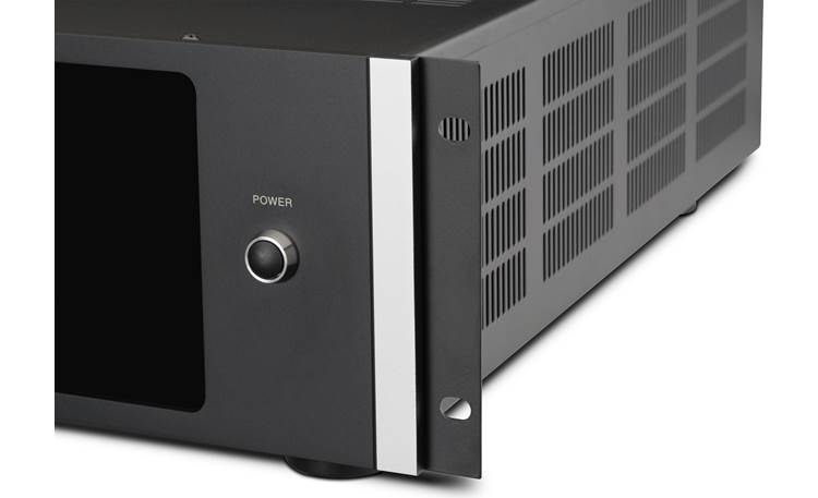 McIntosh MI347 Side view showing removable rack ear and extensive cooling vents