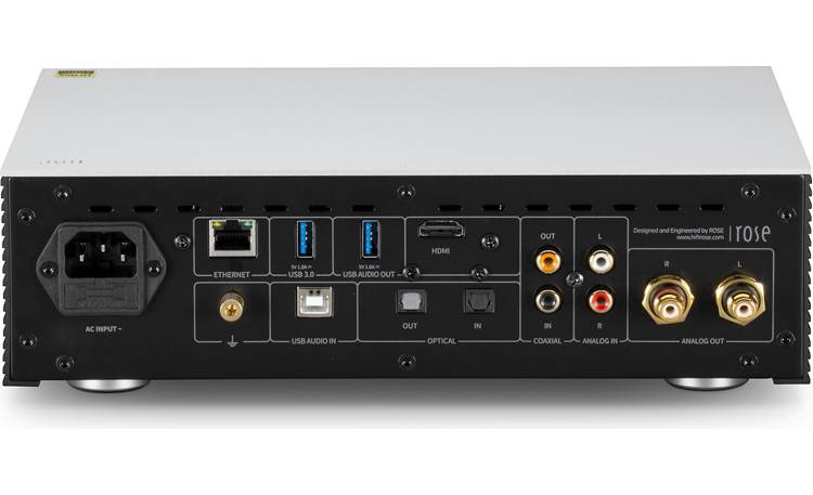 HiFi Rose RS250A Back (shown in silver)