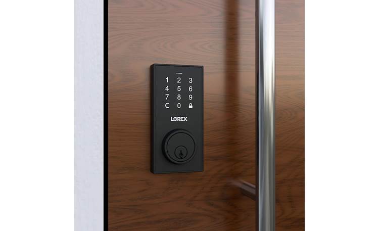 Lorex Bluetooth® Deadbolt Smart Lock with Touchpad ANSI Grade 2 certified against forced entry