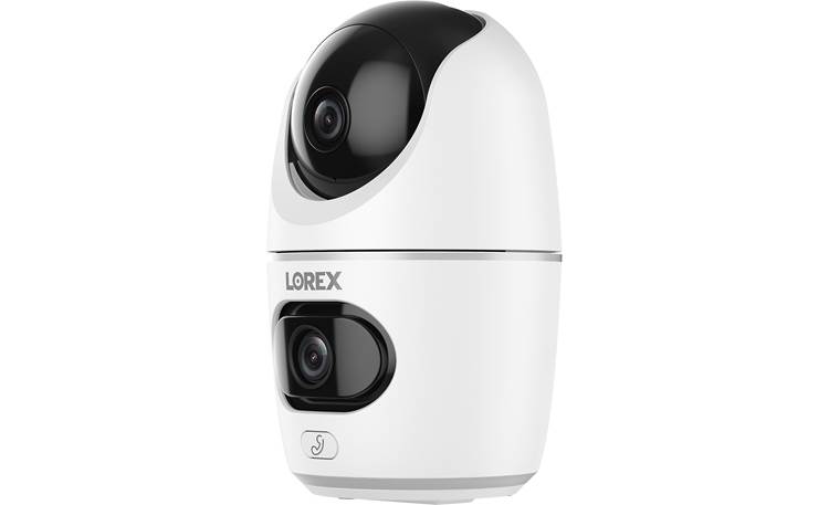 Lorex 2K Dual-Lens Indoor Pan-Tilt Wi-Fi Security Camera Front