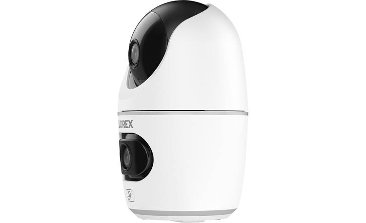 Lorex 2K Dual-Lens Indoor Pan-Tilt Wi-Fi Security Camera Side