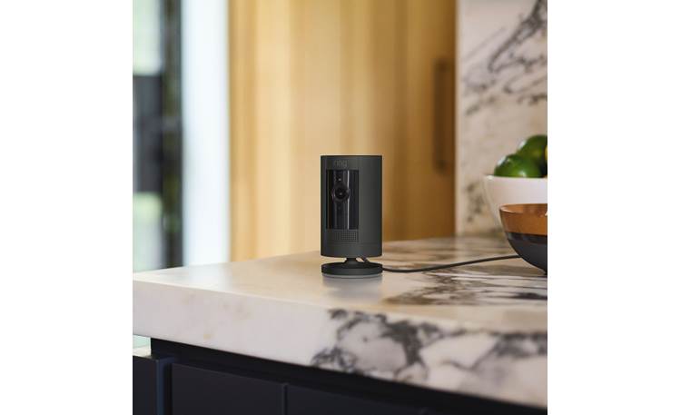 Ring Stick Up Cam Plug-in (3rd Generation) Can be placed on just about any flat surface — no wires needed