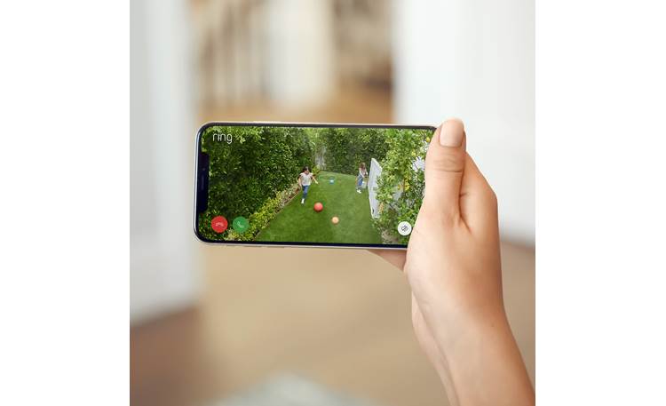 Ring Stick Up Cam Plug-in (3rd Generation) Check your camera's live feed on your phone at any time