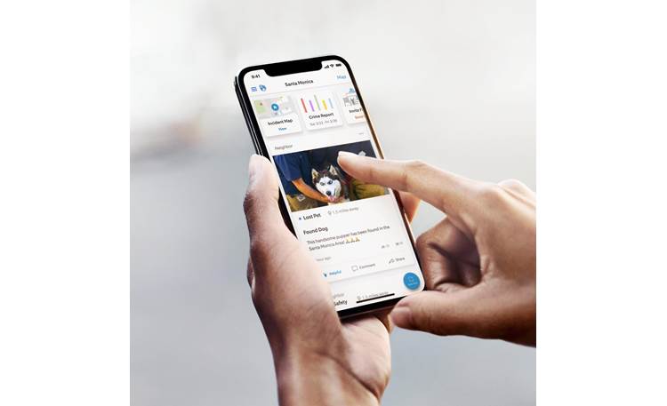 Ring Stick Up Cam Plug-in (3rd Generation) Receive community alerts from your neighbors and local public safety organizations