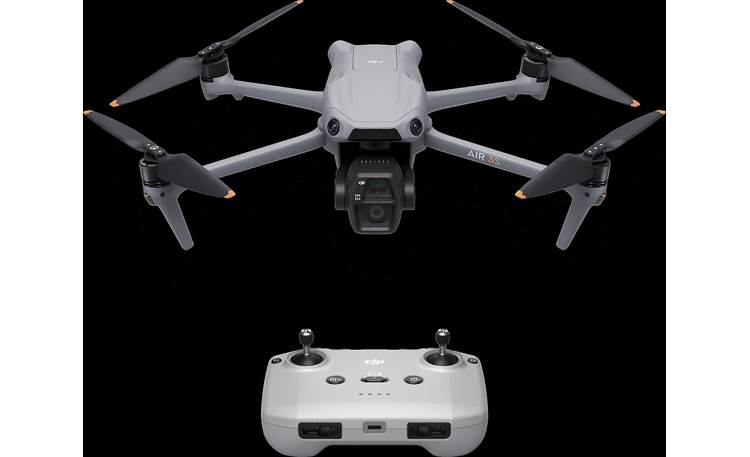 DJI Air 3S (with RC-N3) Included RC-N3 remote controller docks compatible smartphones