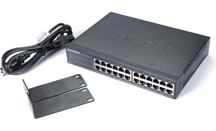 NETGEAR GS324v2 24-port Gigabit Ethernet switch at Crutchfield