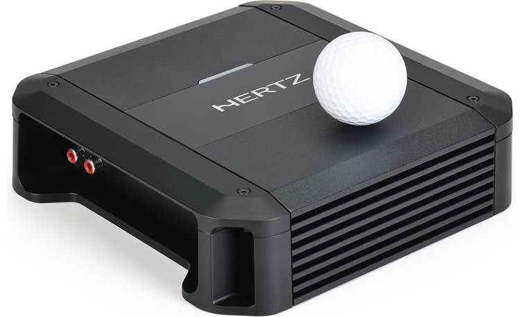 Hertz DP 1.500 Golf ball shown for scale 