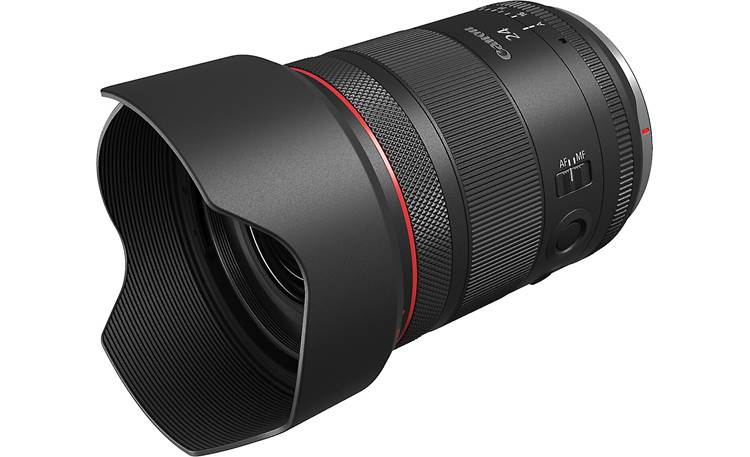 Canon RF 24mm f/1.4 L VCM Shown with included hood attached