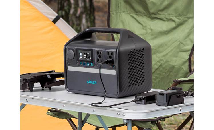 ANKER ポータブル電源 Power Station 536 500 Watt Anker SOLIX 536 Portable Power Station with 100 Watts