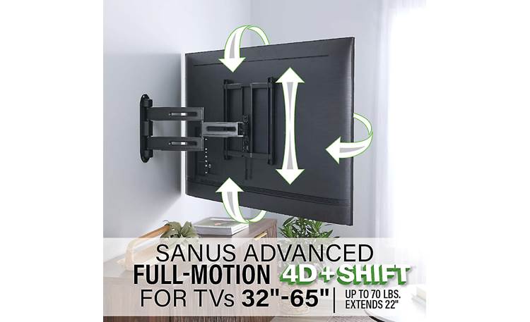 Sanus VMF822 Full-motion mount