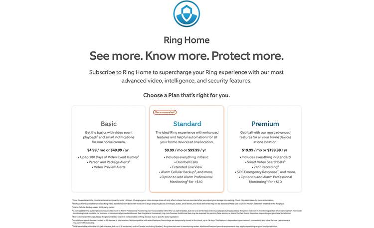 Ring Video Doorbell Elite Professional-grade doorbell with power