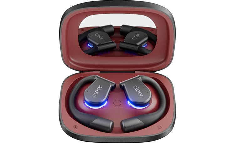 Cleer ARC 3 Charging case banks up to 40 hours of power to recharge earbuds