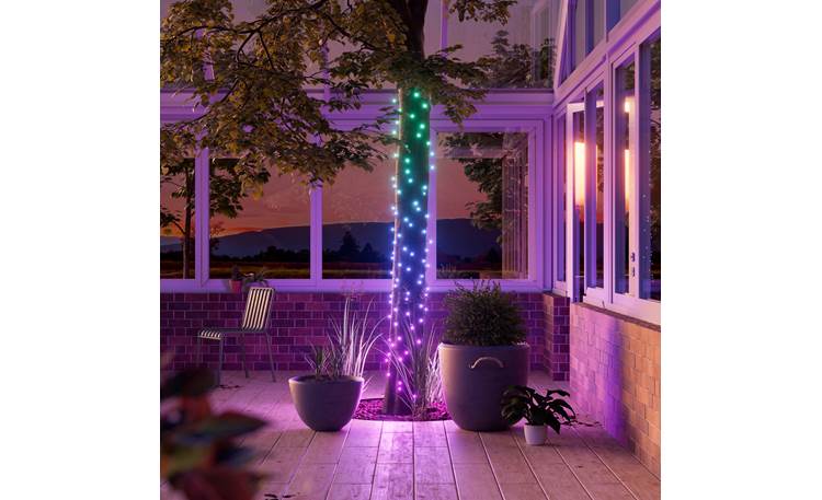Nanoleaf Matter Smart Holiday String Lights Lights are splashproof for use in some outdoor areas