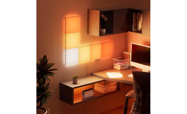 Nanoleaf Blocks Squares Smarter Kit Choose from over 16 million colors and shades of cool to warm white light to match any mood or event