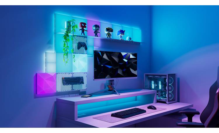 Nanoleaf Blocks Squares Smarter Kit Customize your display with other types of panels (sold separately)