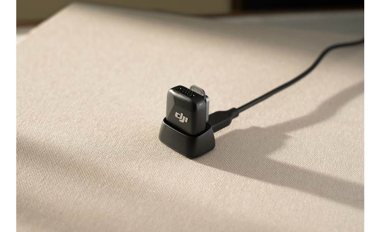 DJI Mic Mini Wireless Mic System Included transmitter charging dock