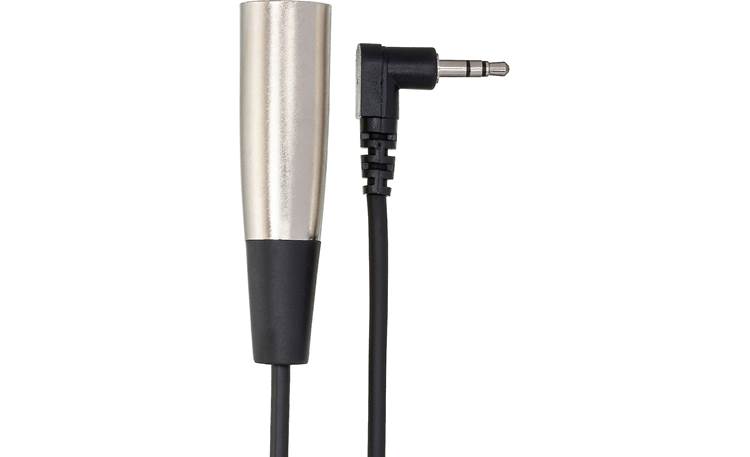 Hosa Right-angle 3.5mm TRS to XLR3M Male Front