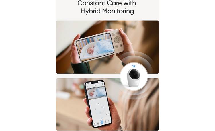 eufy by Anker Baby Monitor E21 Use the included monitor or your phone to watch over your child