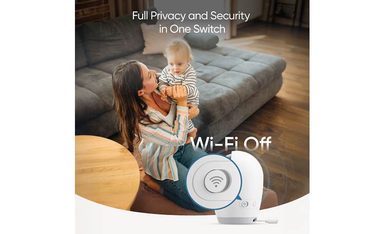 eufy by Anker Baby Monitor E21 Wi-Fi switch lets you rely on a dedicated wireless signal between the monitor and camera, instead of going through your router