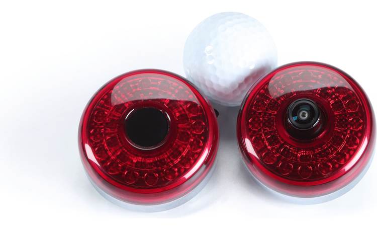 Soundstream Reserve HDVision-V2 Golf ball shown for scale 