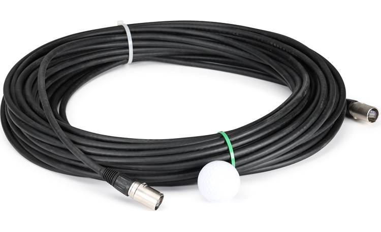 RapcoHorizon Duracat EtherConn CAT 6e cable Golf ball shown for scale 