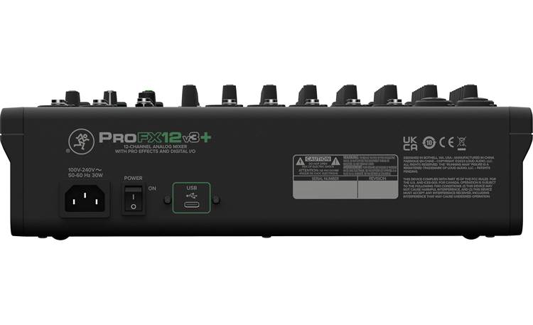 Mackie ProFX12V3+ 12-channel mixer with enhanced effects
