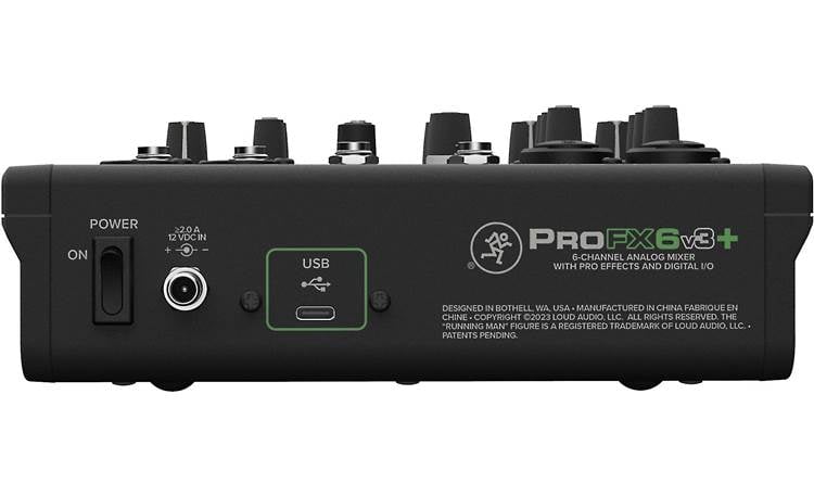 PROFX6v3 6チャンネルUSBインターフェース Mackie PROFX6V3 6-channel Mixer with USB and Effects – Accordion