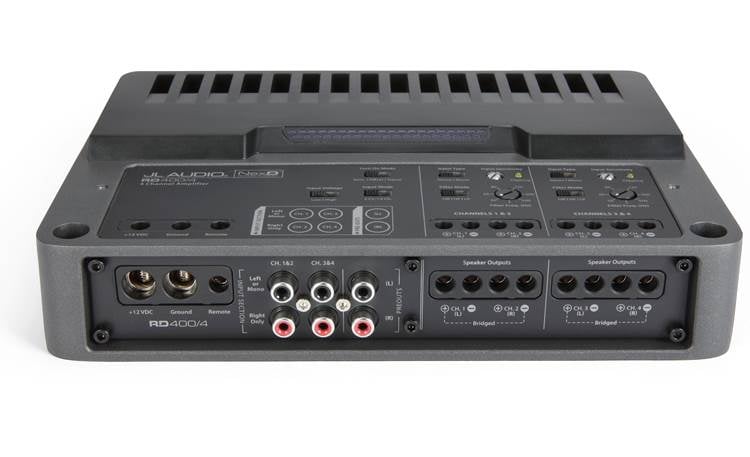 JL Audio RD400/4 4-channel car amplifier — 75 watts RMS x 4