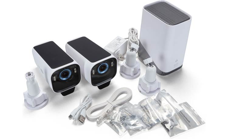 Anker eufyCam S3 Pro 4K 2-Cam Kit with HomeBase 3 What's in the box 