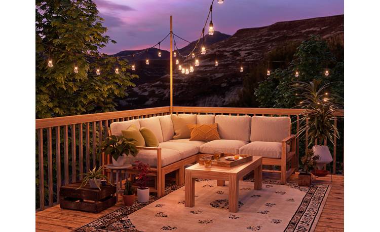 Nanoleaf Essentials Matter Multicolor Outdoor String Lights Smarter Kit ...