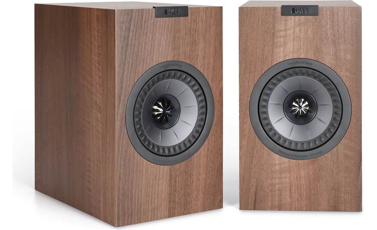 KEF Q1 Meta (Walnut) Bookshelf speakers at Crutchfield
