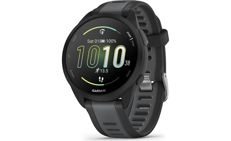 Garmin Forerunner 165 (Black with Slate Gray band) GPS running