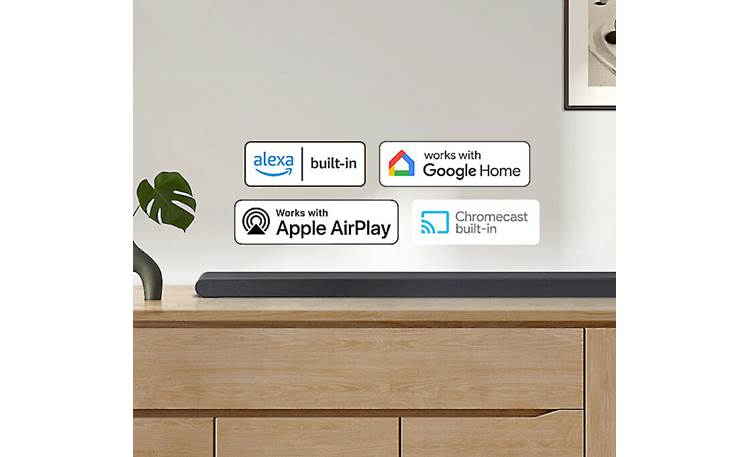 Samsung HW-S800D Built-in Wi-Fi and support for plenty of music streaming options