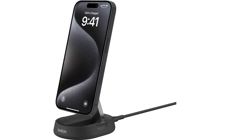 Belkin BoostCharge Pro Holds phone (not included) in horizontally or vertically