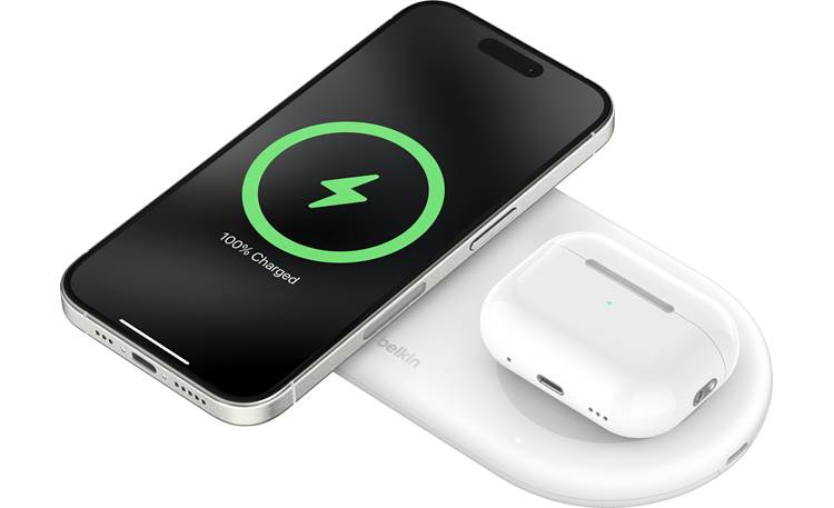 Belkin BoostCharge Pro Front (phone and earbuds not included)