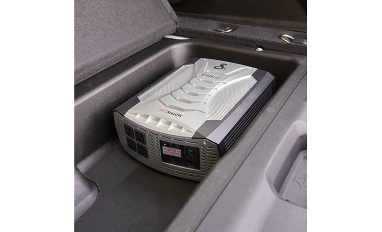 Cobra PRO 3000W Inverter Stow it away when not in use or remotely mount it and use its wired remote to power it up