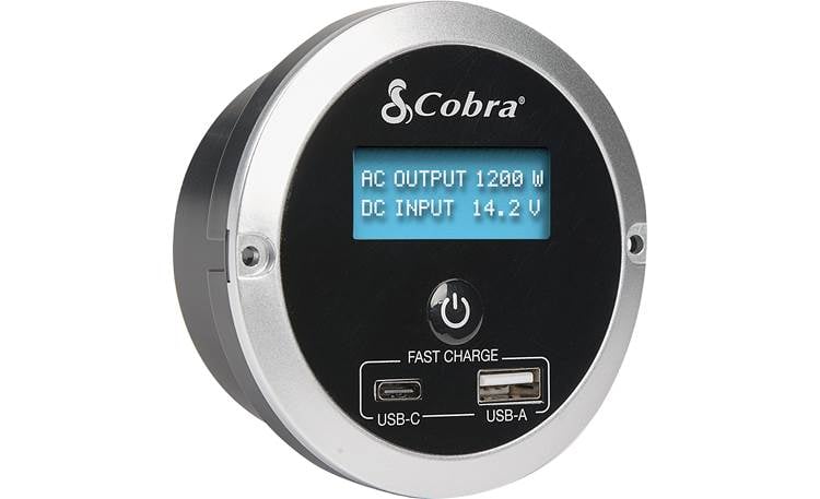 Cobra Remote On/Off Controller Displays voltage, wattage, and fault messages with Cobra Pro Series inverters