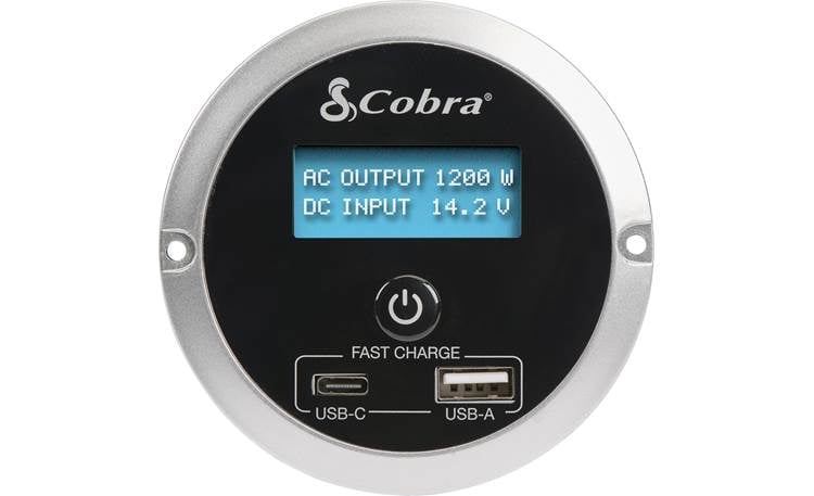 Cobra Remote On/Off Controller Displays voltage, wattage, and fault messages with Cobra Pro Series inverters