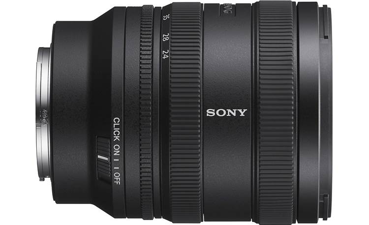 Sony FE 24-50mm f/2.8 G Switchable aperture ring click stops make this lens very video-friendly