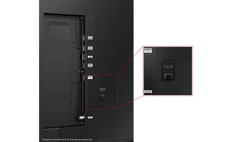 Samsung QN43Q60D A/V connections