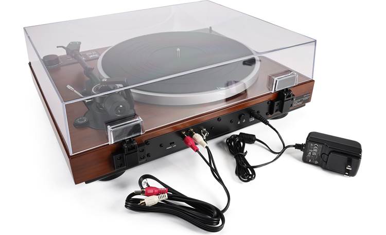 Dual CS529 Real walnut wood veneer, heavy MDF plinth, and machined aluminum platter