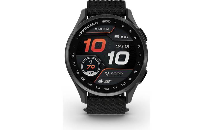 【ほぼ新品】Garmin Approach S50 ブラック Garmin Approach® S50 | Golf Smartwatch